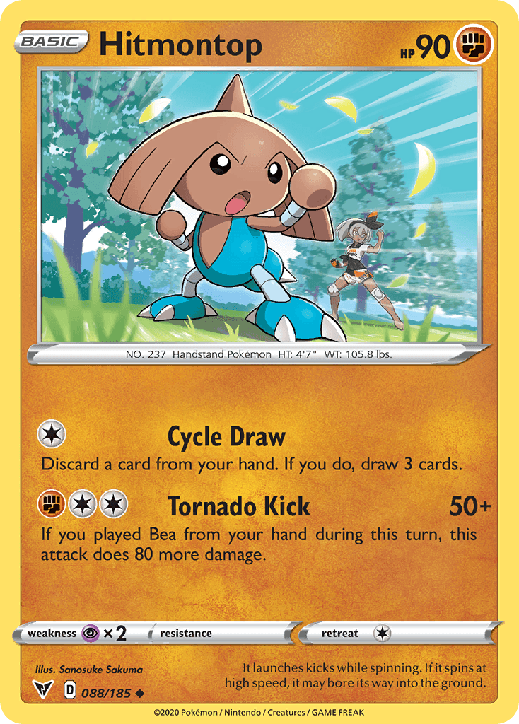 Hitmontop Vivid Voltage card