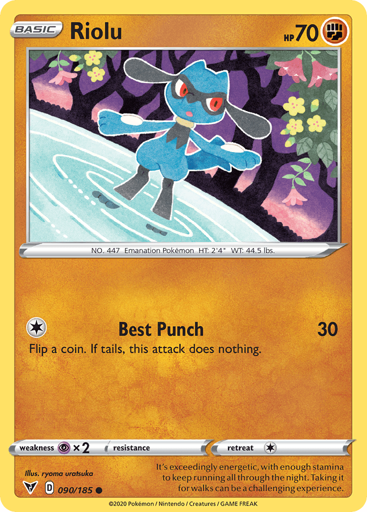 Riolu Vivid Voltage card