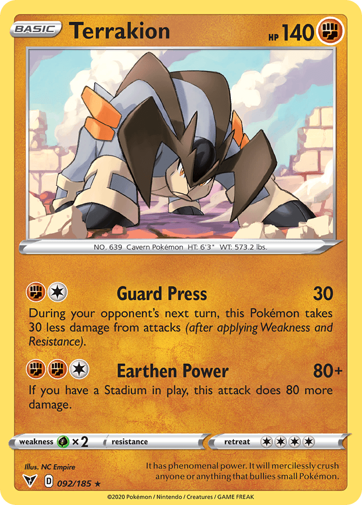 Terrakion Vivid Voltage card