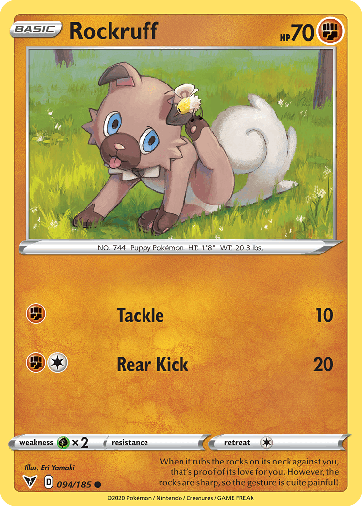 Rockruff Vivid Voltage card