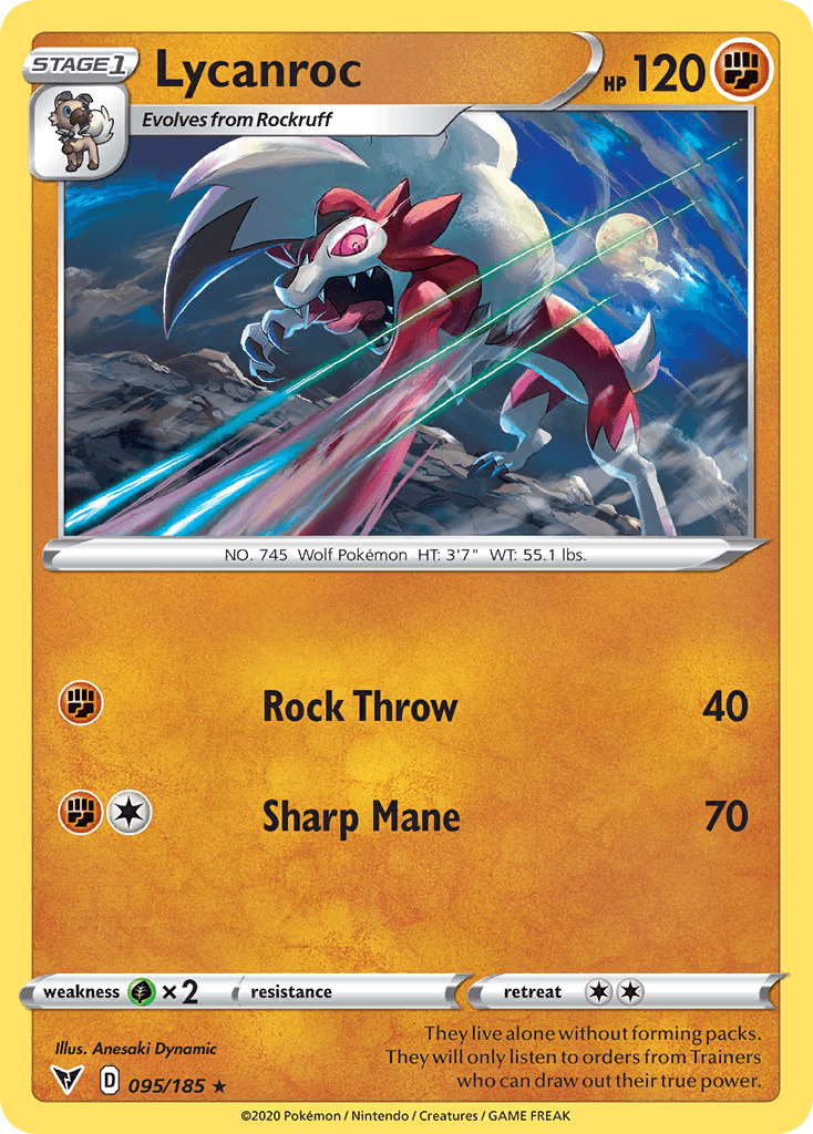 Lycanroc Vivid Voltage card