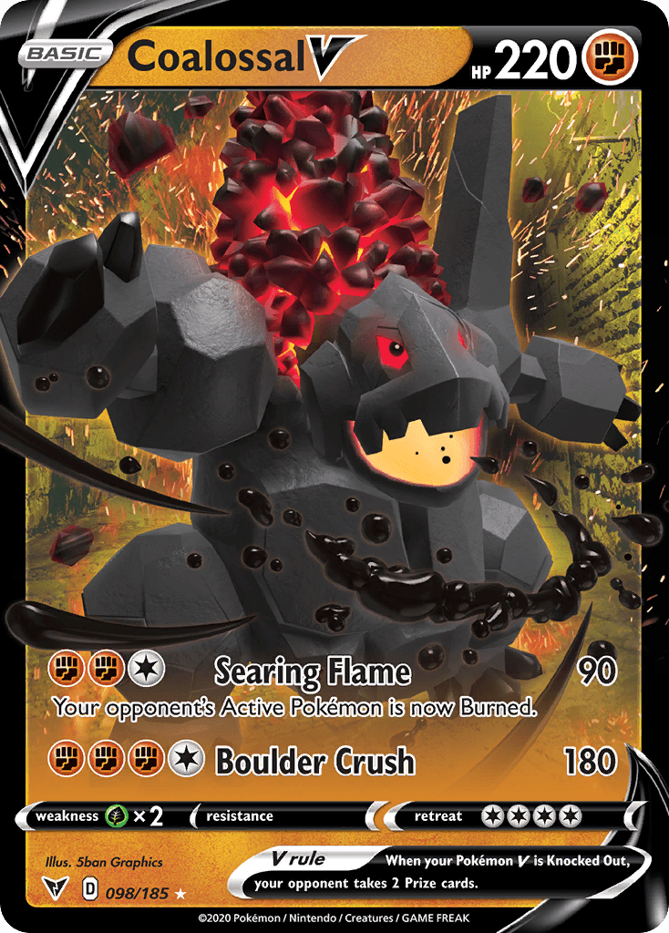 Coalossal V Vivid Voltage card