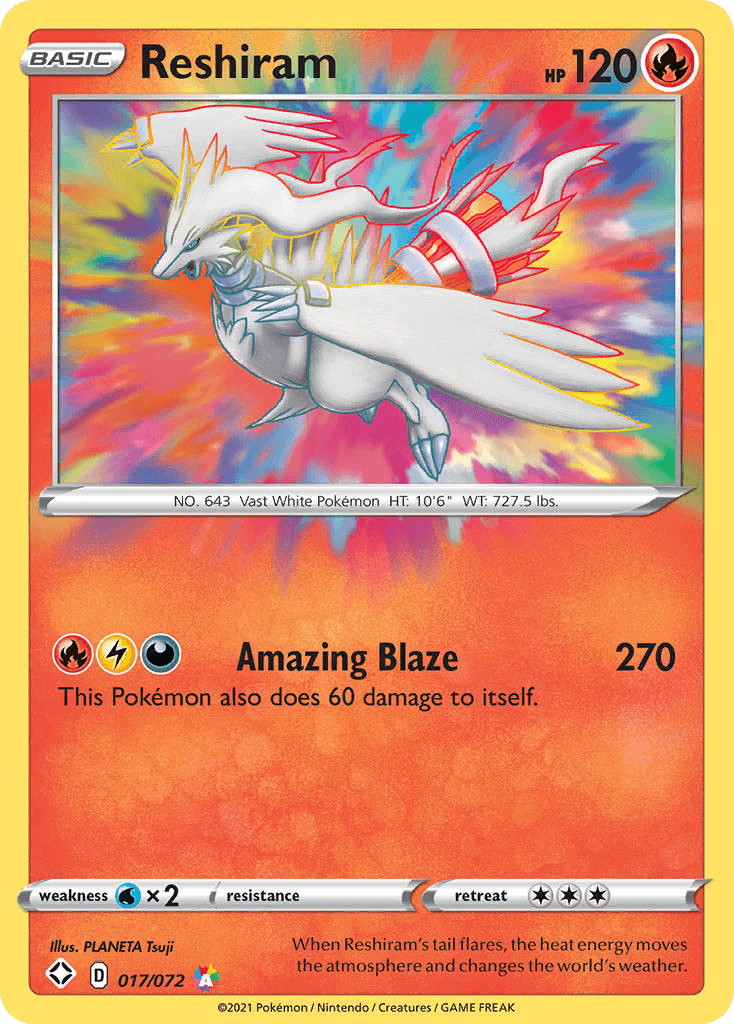 Reshiram Shining Fates card