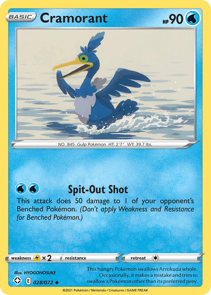 Cramorant Shining Fates card
