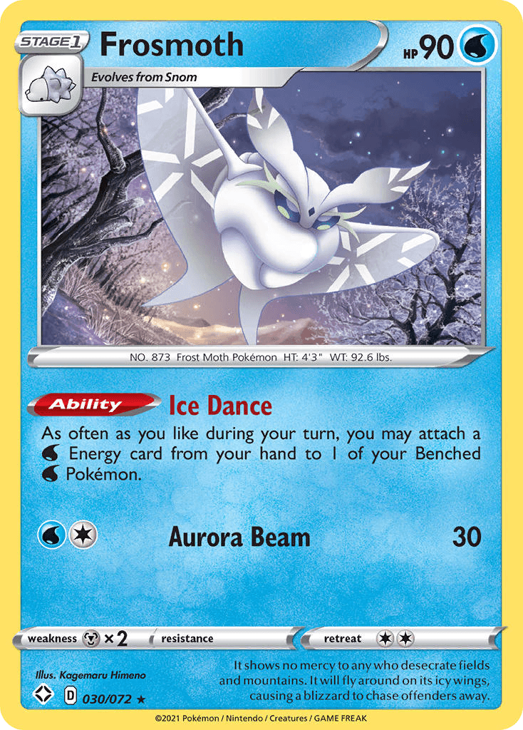 Frosmoth Shining Fates card