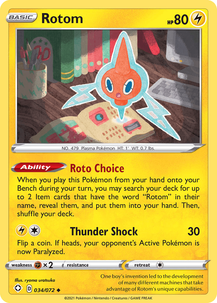 Rotom Shining Fates card