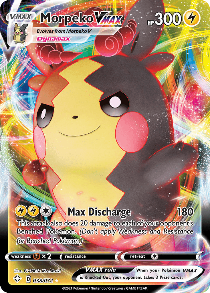 Morpeko VMAX Shining Fates card