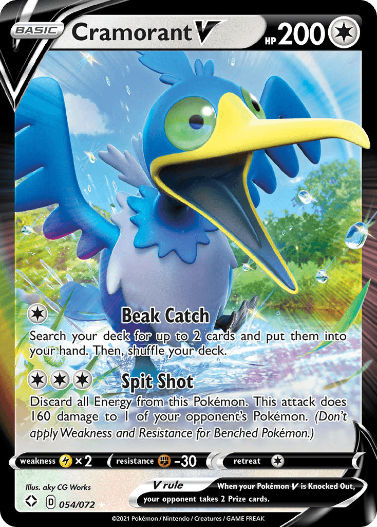 Cramorant V Shining Fates card