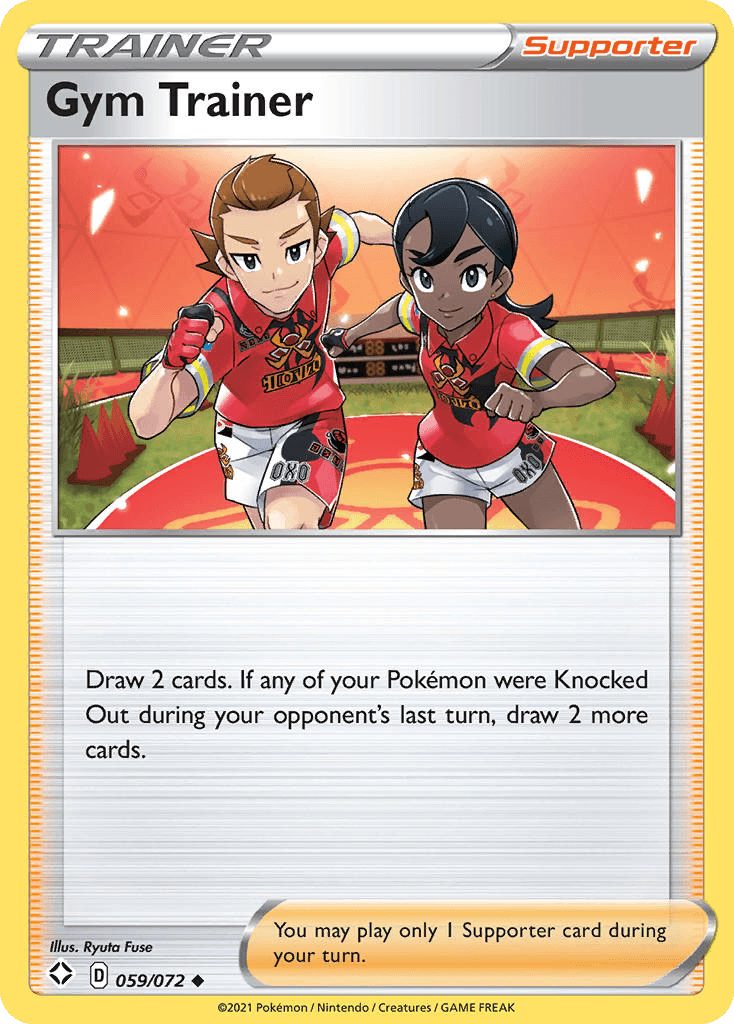 Gym Trainer Shining Fates card
