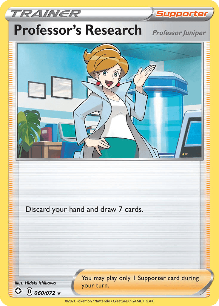 Professor's Research Shining Fates card