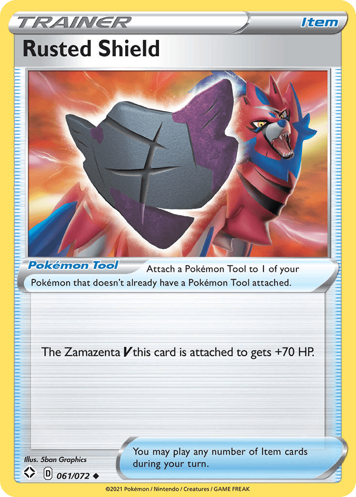 Rusted Shield Shining Fates card