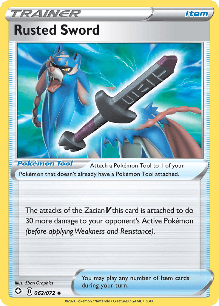 Rusted Sword Shining Fates card