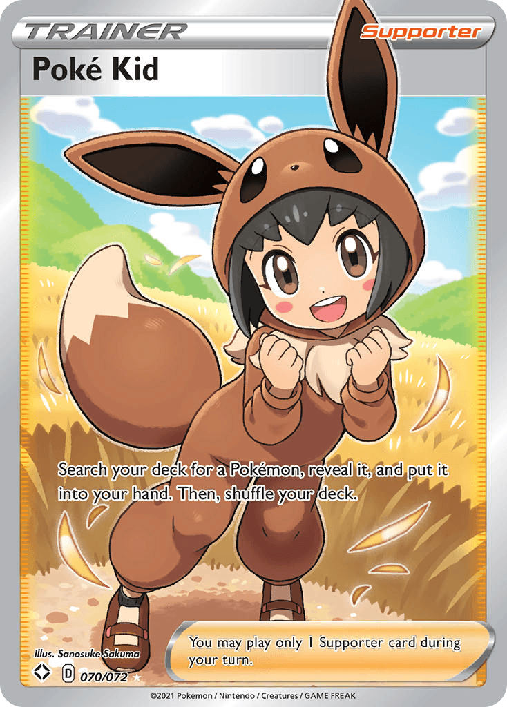 Poké Kid Shining Fates card