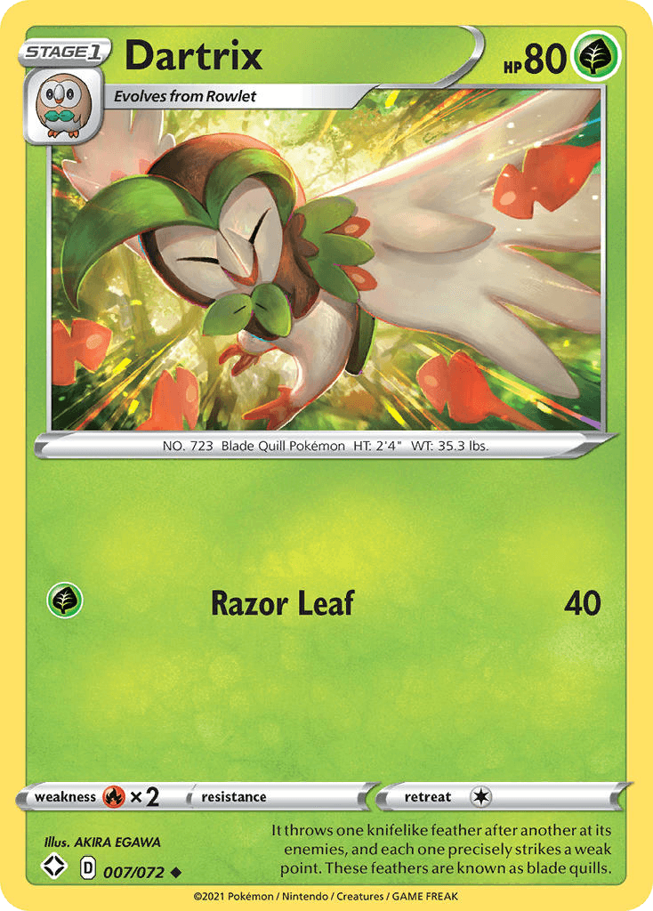 Dartrix Shining Fates card