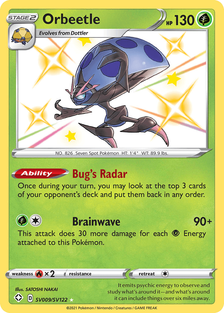 Orbeetle 寶可夢 card