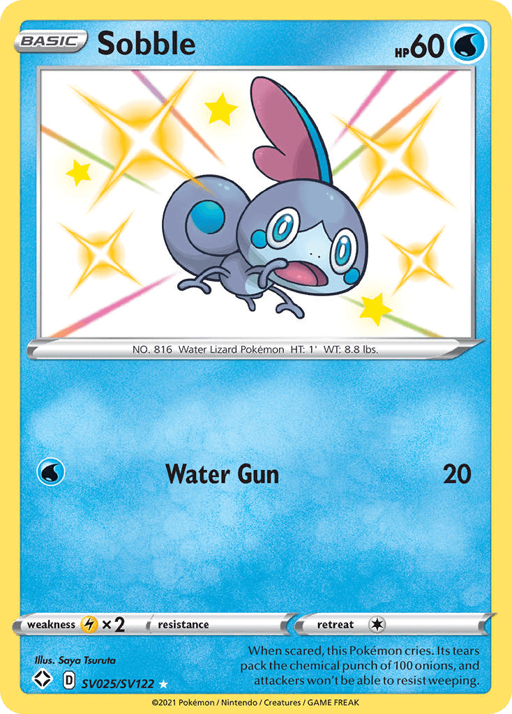 Sobble 宝可梦 card