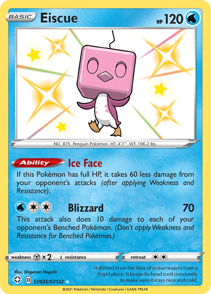 Eiscue 寶可夢 card