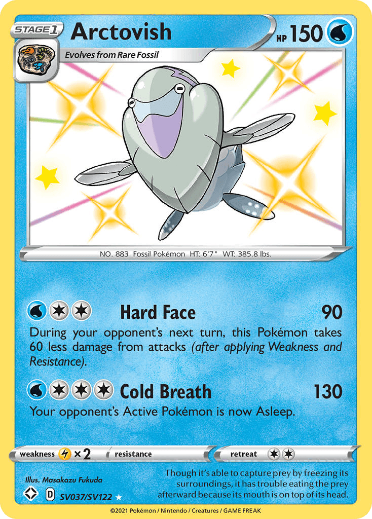 Arctovish Shining Fates Shiny Vault card