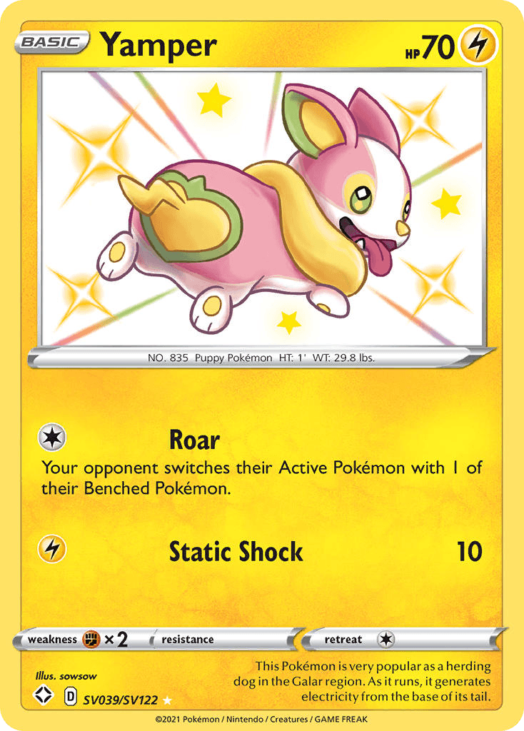 Yamper 寶可夢 card