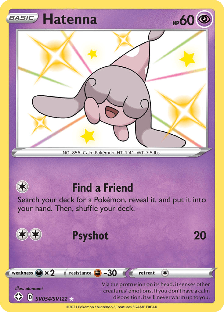 Hatenna 寶可夢 card