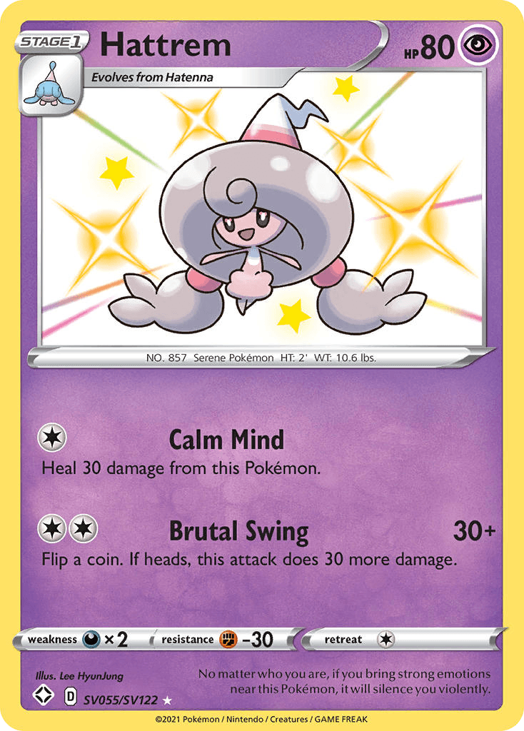 Hattrem 寶可夢 card