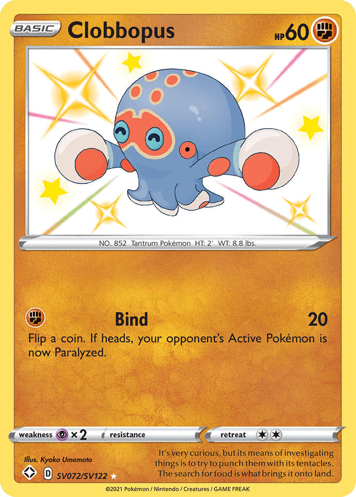 Clobbopus 寶可夢 card