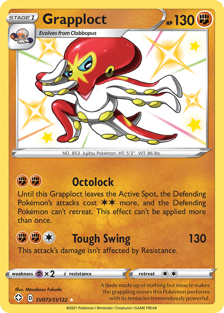 Grapploct 寶可夢 card