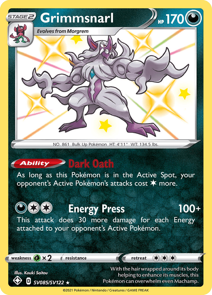 Grimmsnarl 寶可夢 card