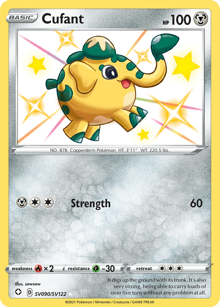 Cufant 寶可夢 card