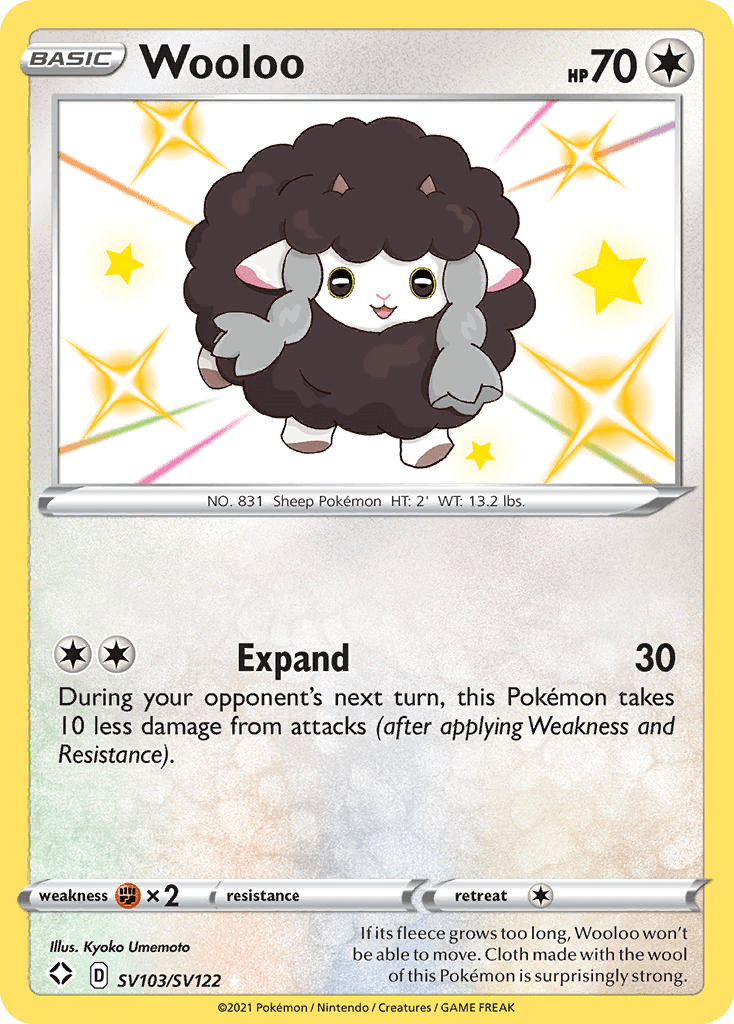 Wooloo 宝可梦 card
