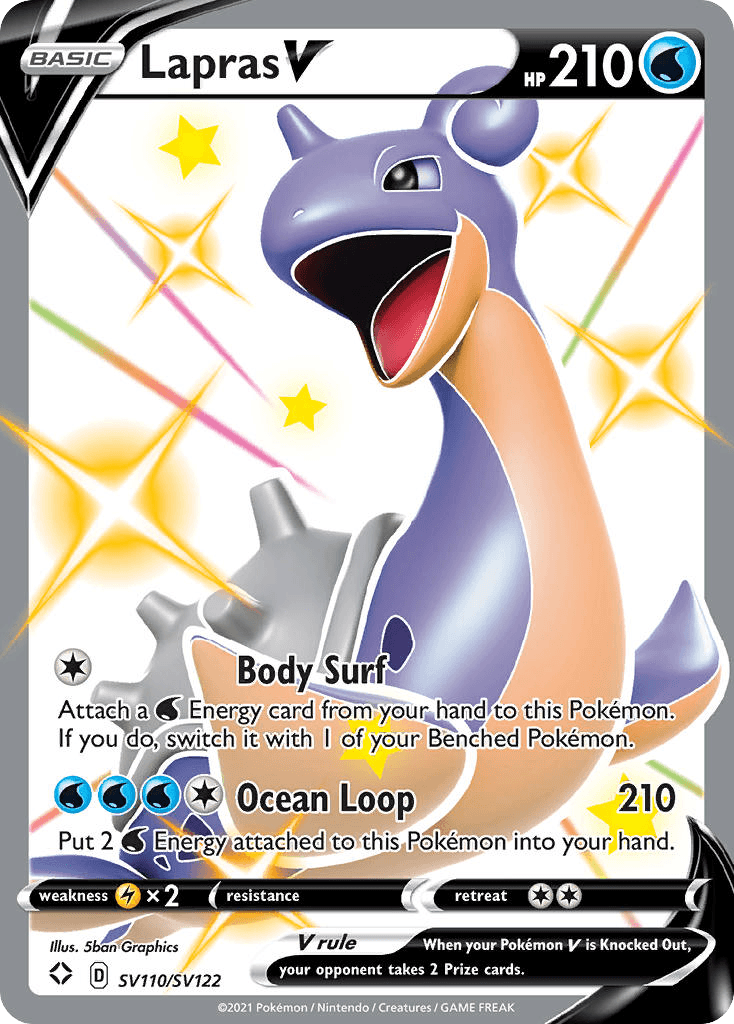 Lapras V 寶可夢 card