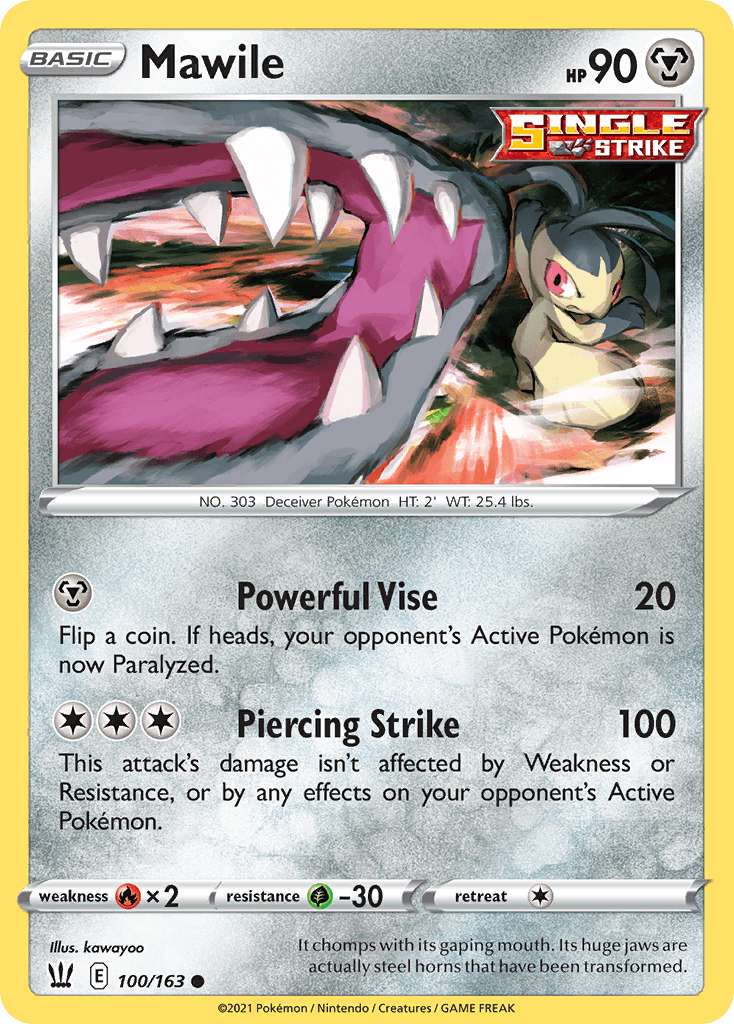 Mawile Battle Styles card
