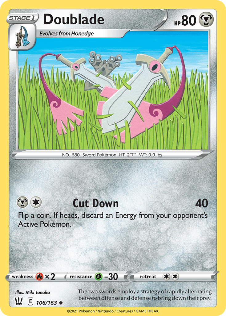 Doublade Battle Styles card