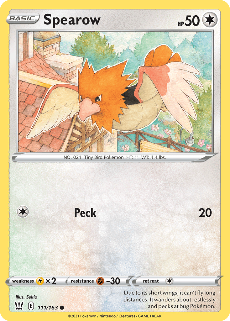 Spearow Battle Styles card