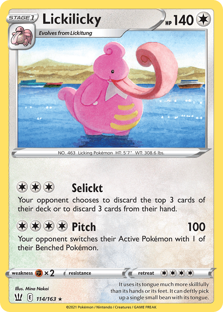 Lickilicky Battle Styles card