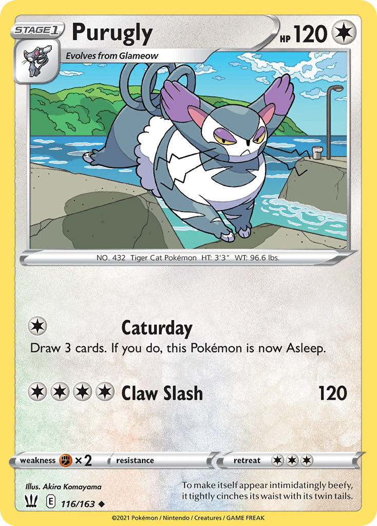 Purugly Battle Styles card