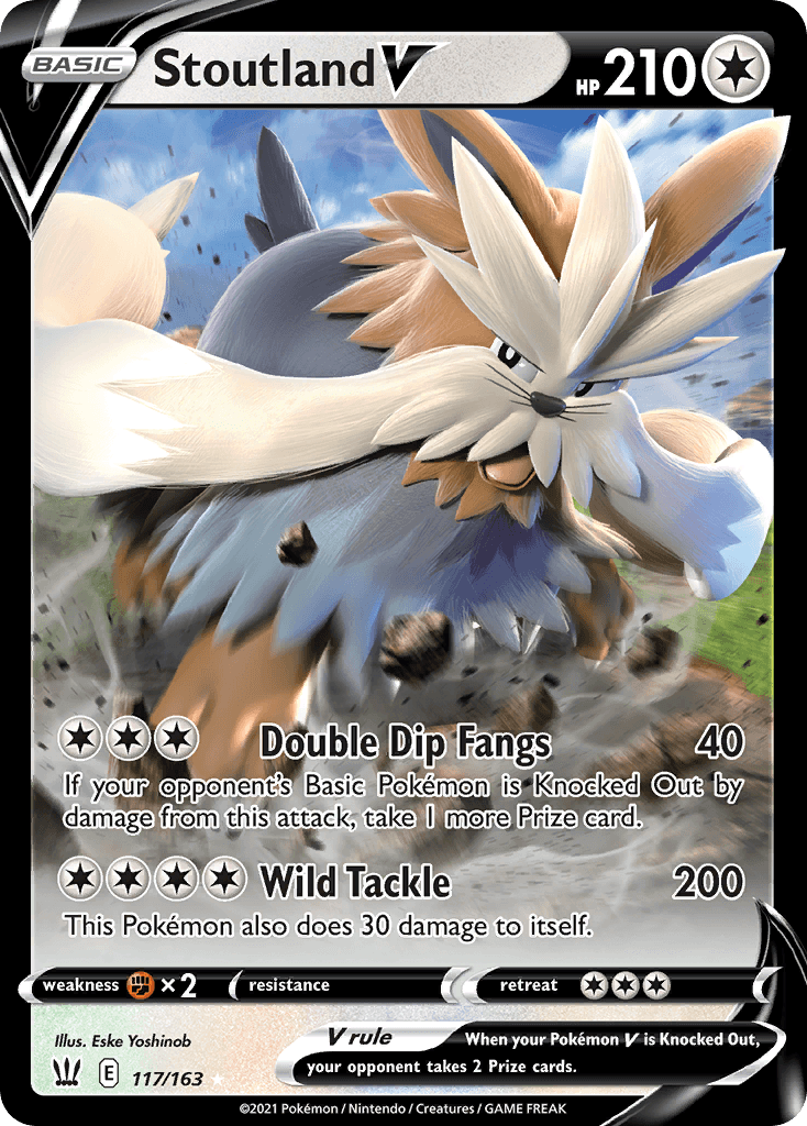 Stoutland V Battle Styles card