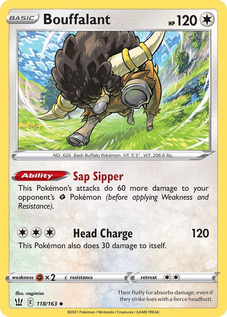 Bouffalant Battle Styles card