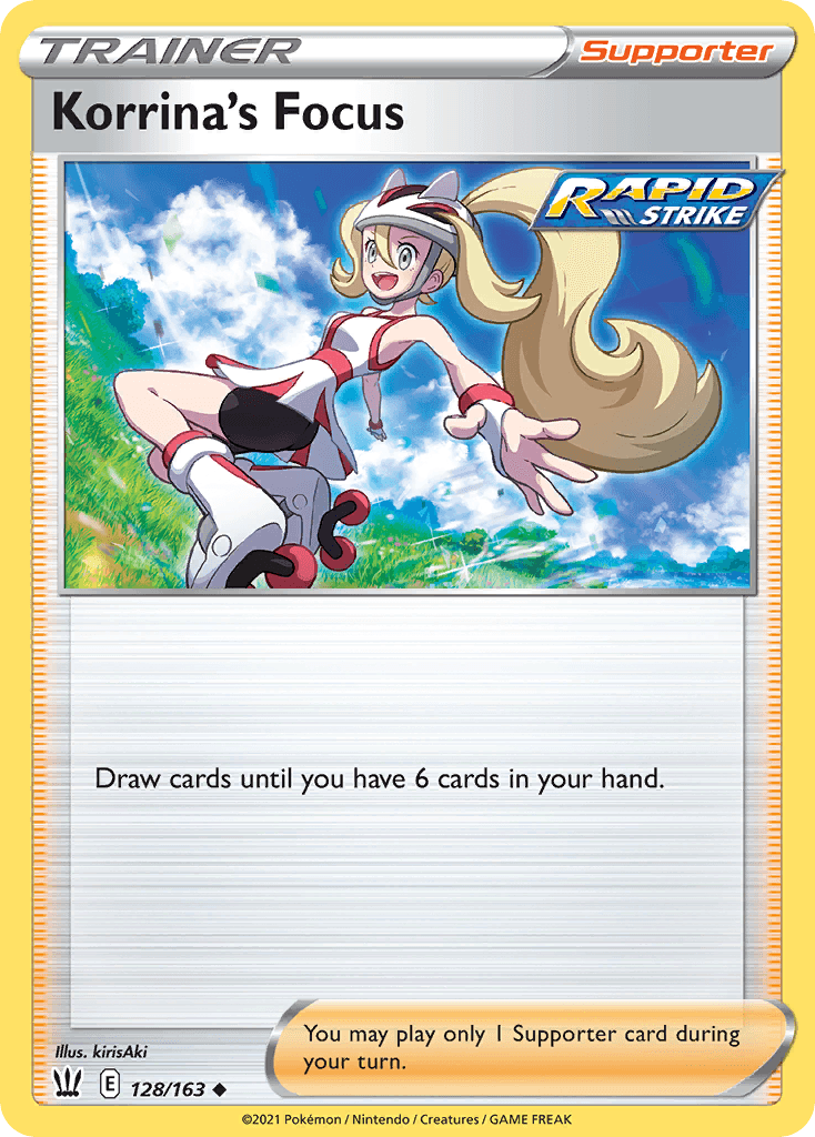 Korrina's Focus Battle Styles card