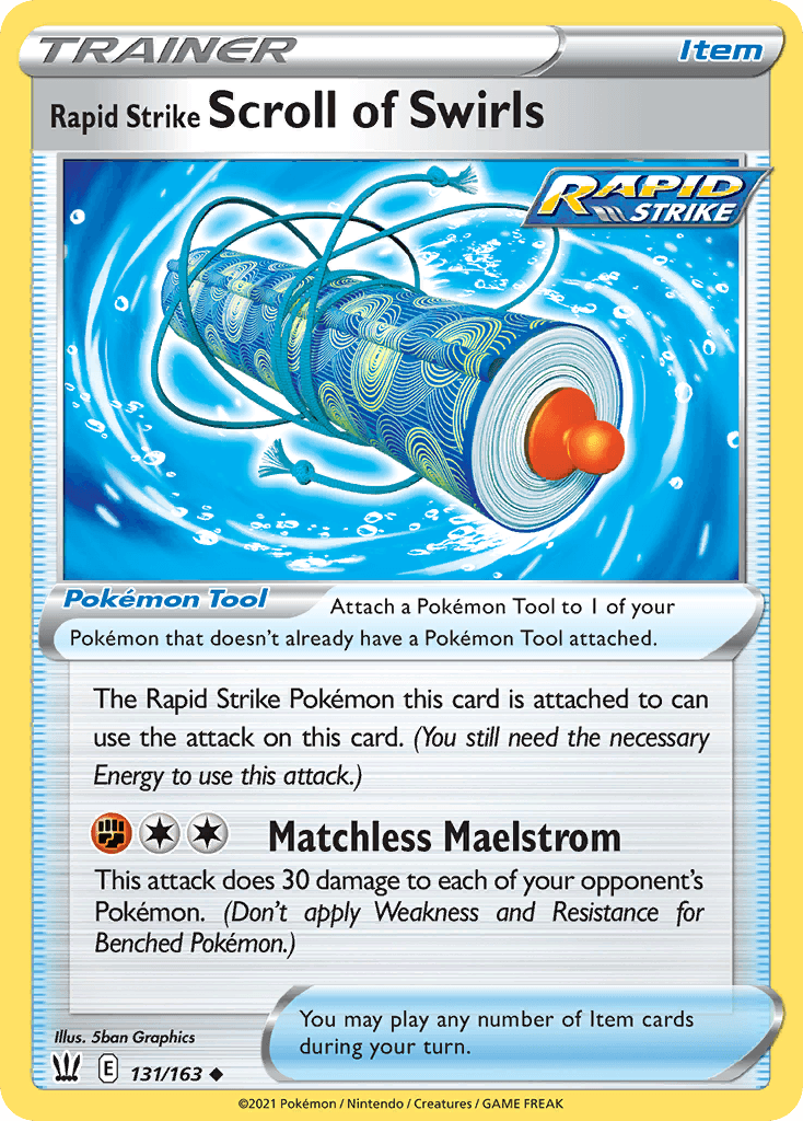 Rapid Strike Scroll of Swirls Battle Styles card