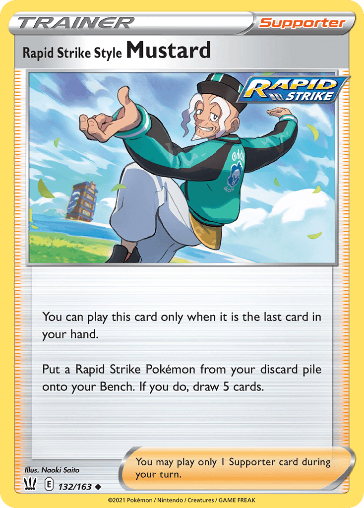 Rapid Strike Style Mustard Battle Styles card