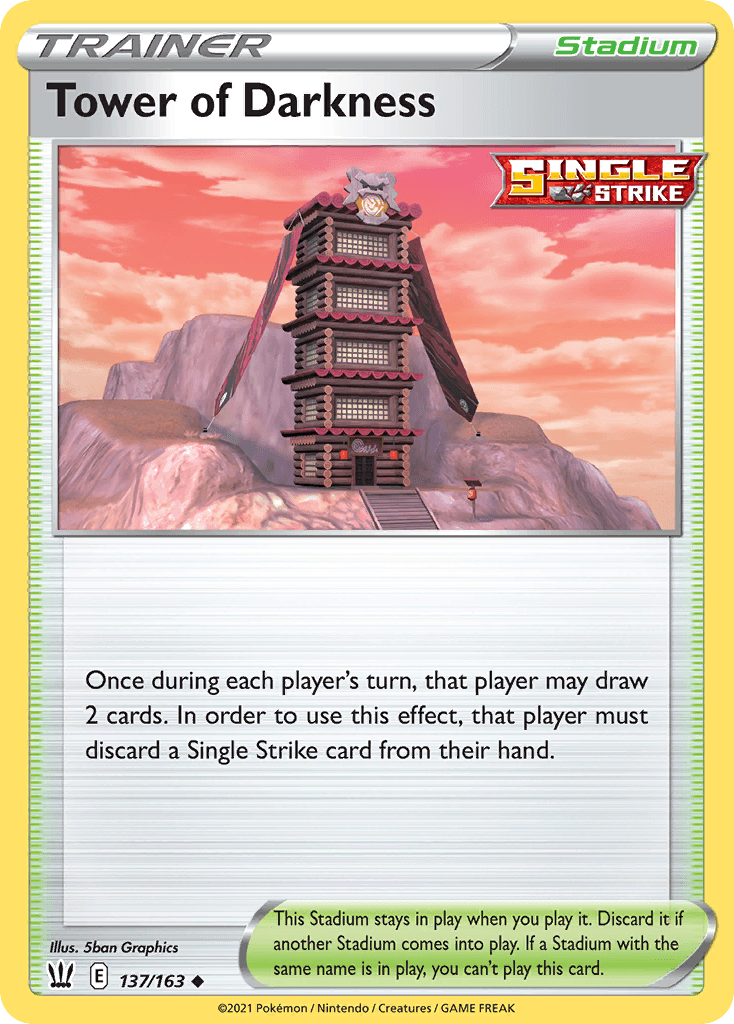 Tower of Darkness Battle Styles card