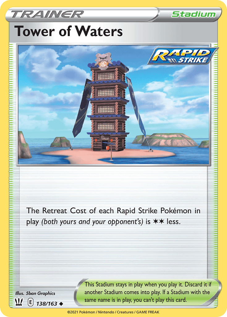 Tower of Waters Battle Styles card