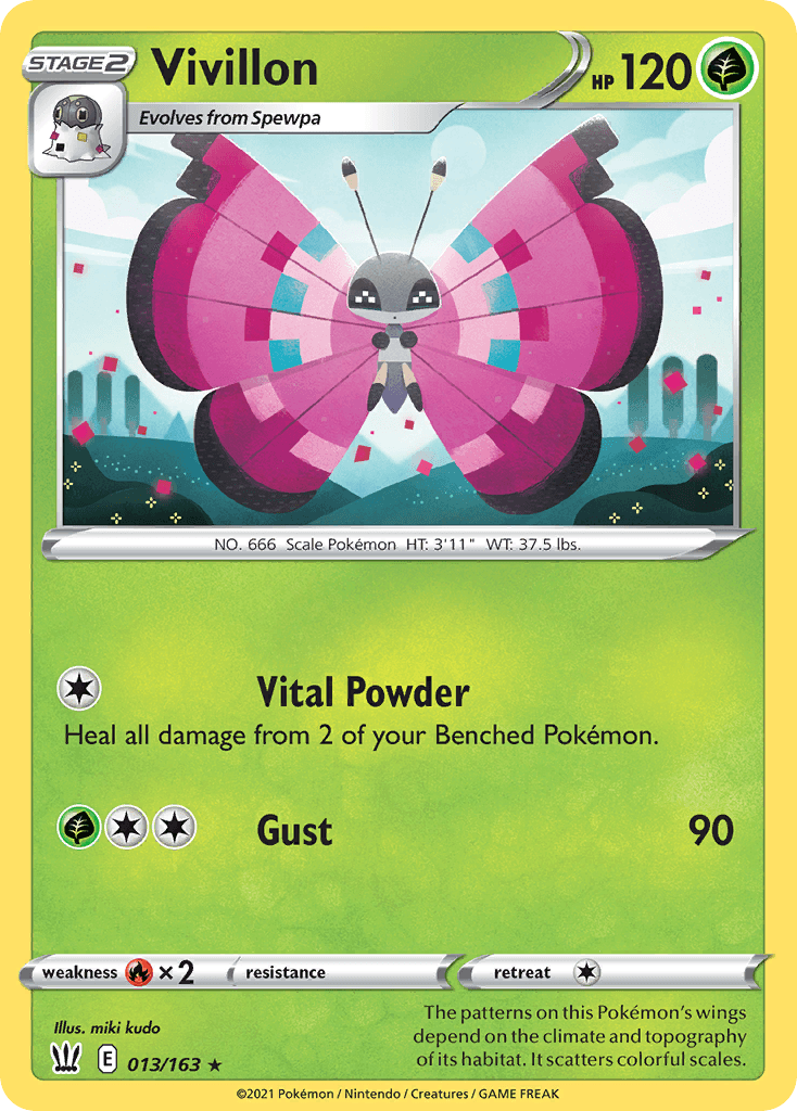Vivillon Battle Styles card