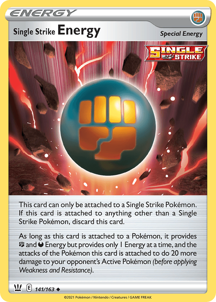 Single Strike Energy Battle Styles card