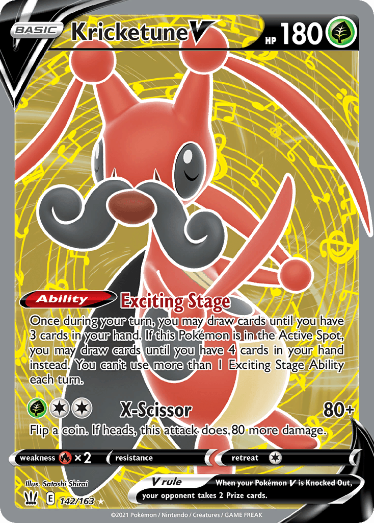 Kricketune V Battle Styles card