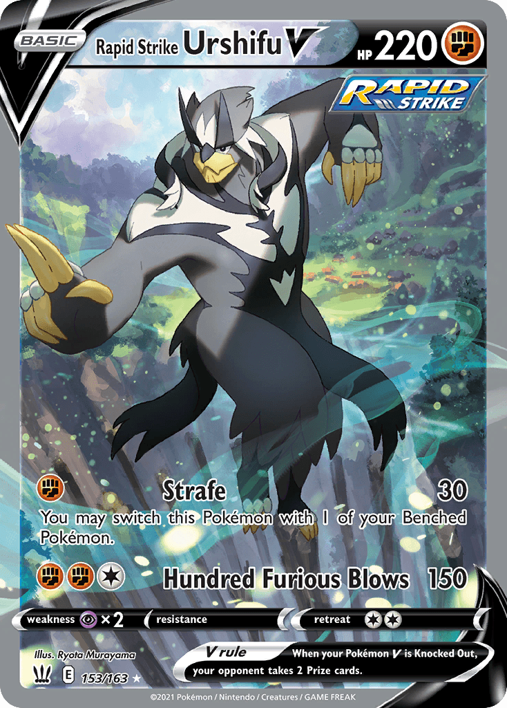 Rapid Strike Urshifu V Battle Styles card