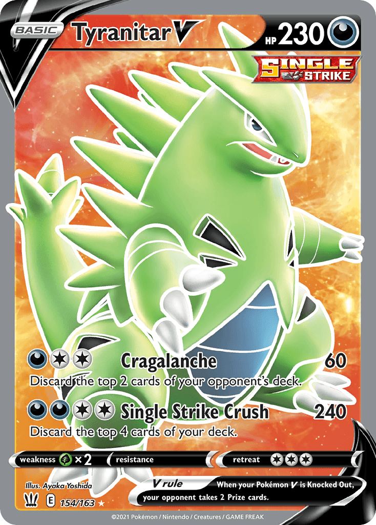 Tyranitar V Battle Styles card