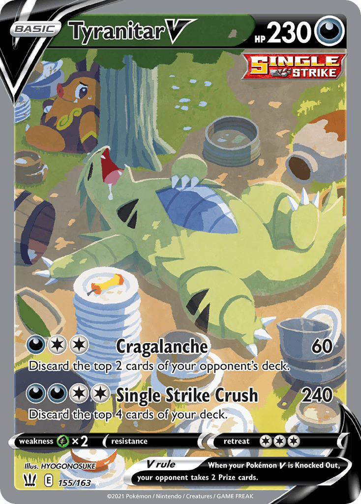 Tyranitar V Battle Styles card