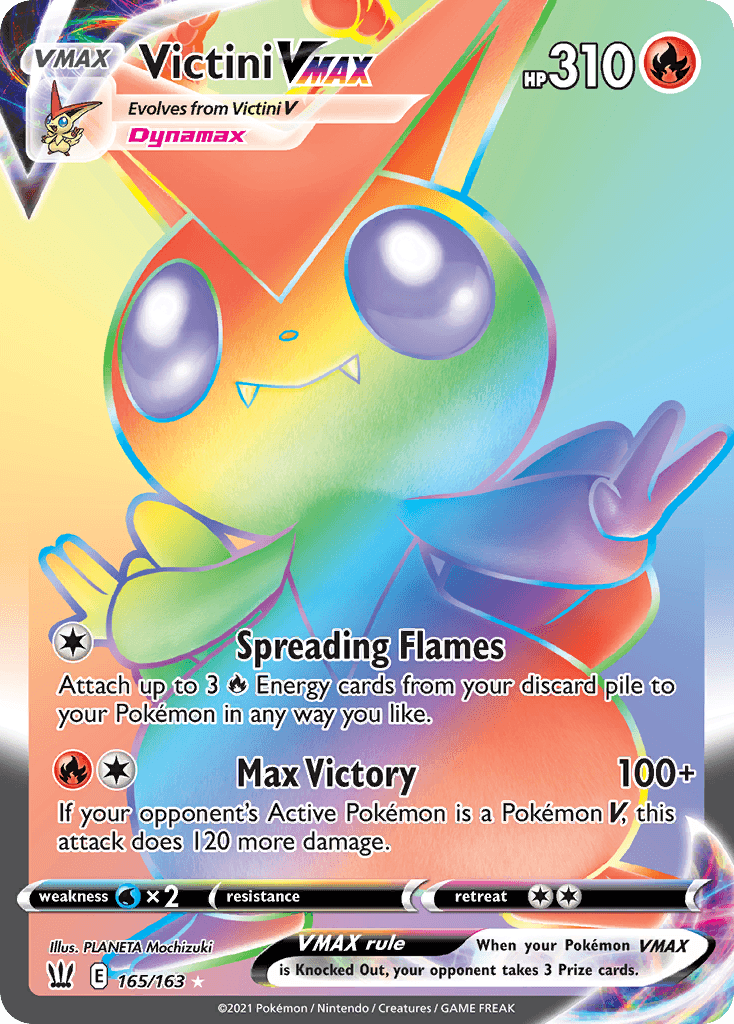 Victini VMAX Battle Styles card